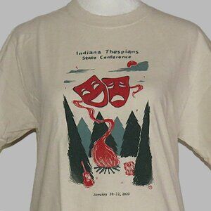 Port & Co. Universal Women's Indiana Thespian State Conference 2023 T-Shirt C309